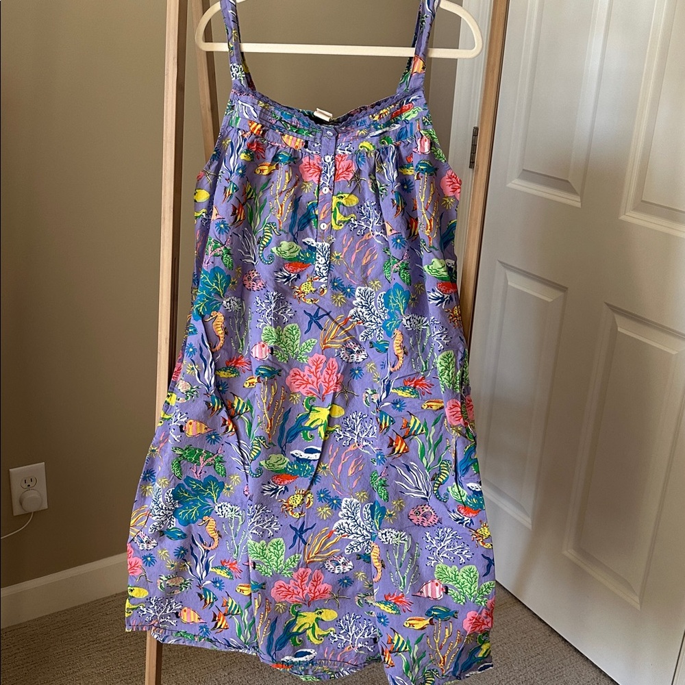 Printfresh Oceania Back to Bed Nightgown in Lavender